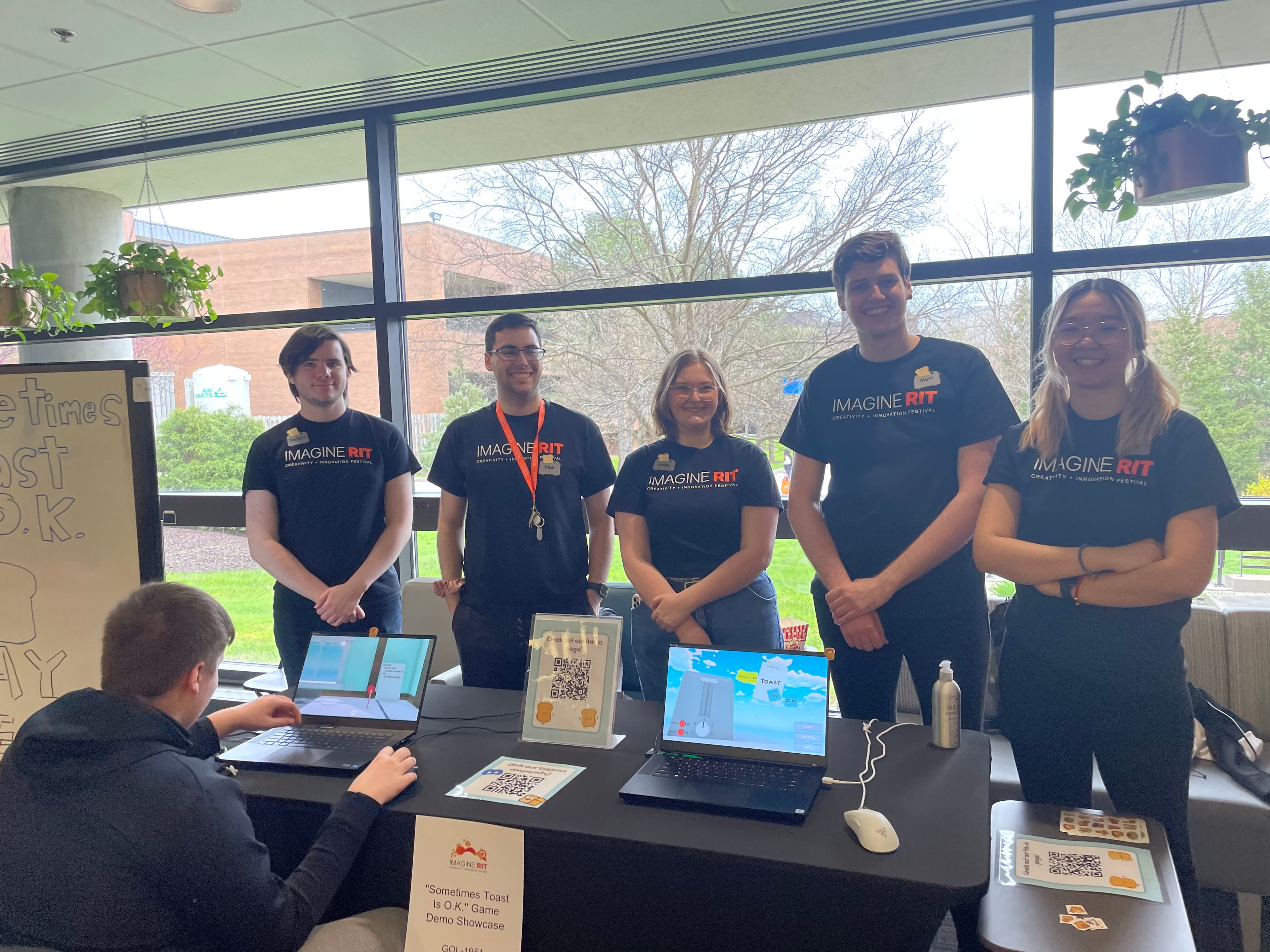 Team Toast together at Imagine RIT 2024