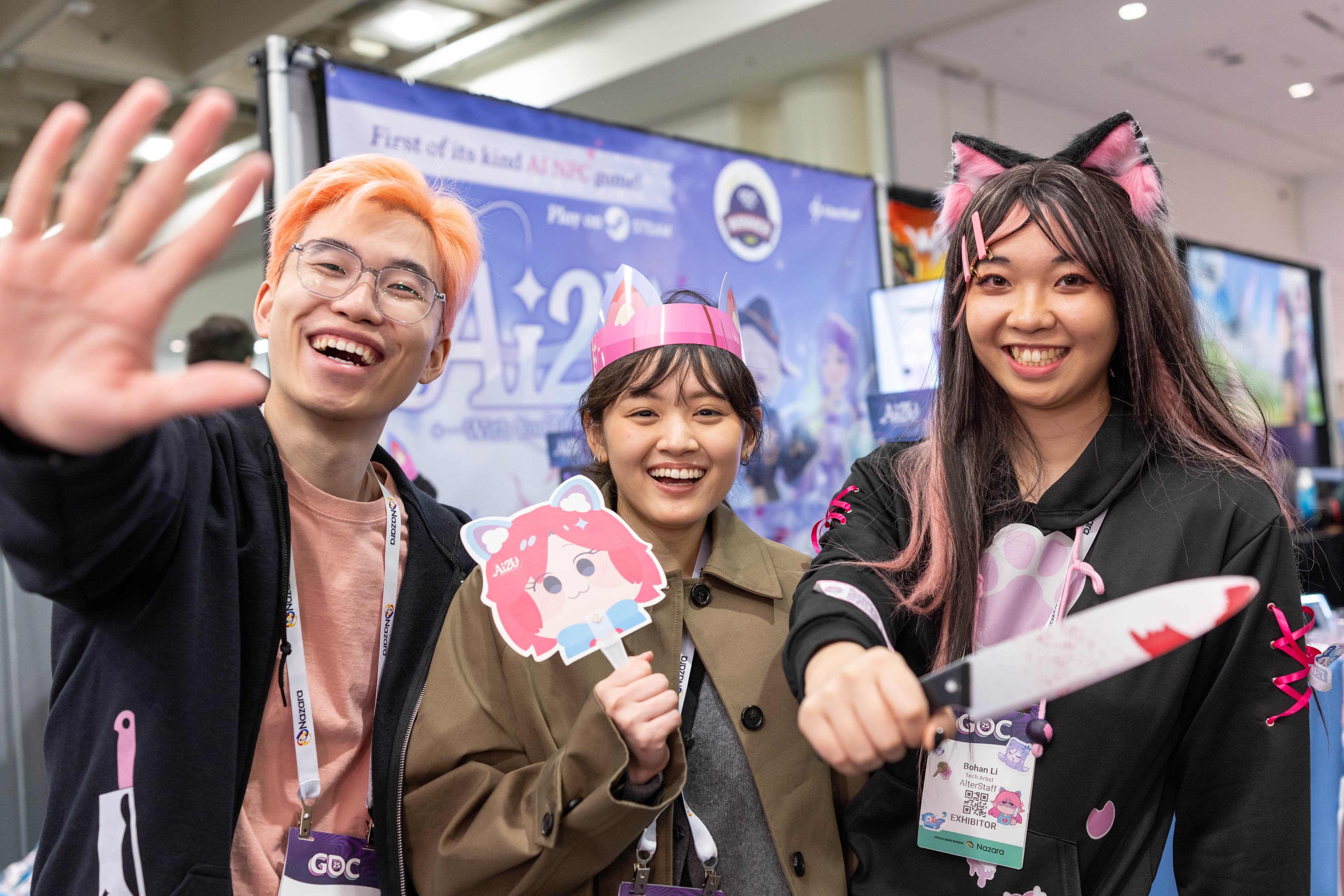 A second AI2U cosplay scene from GDC 2025