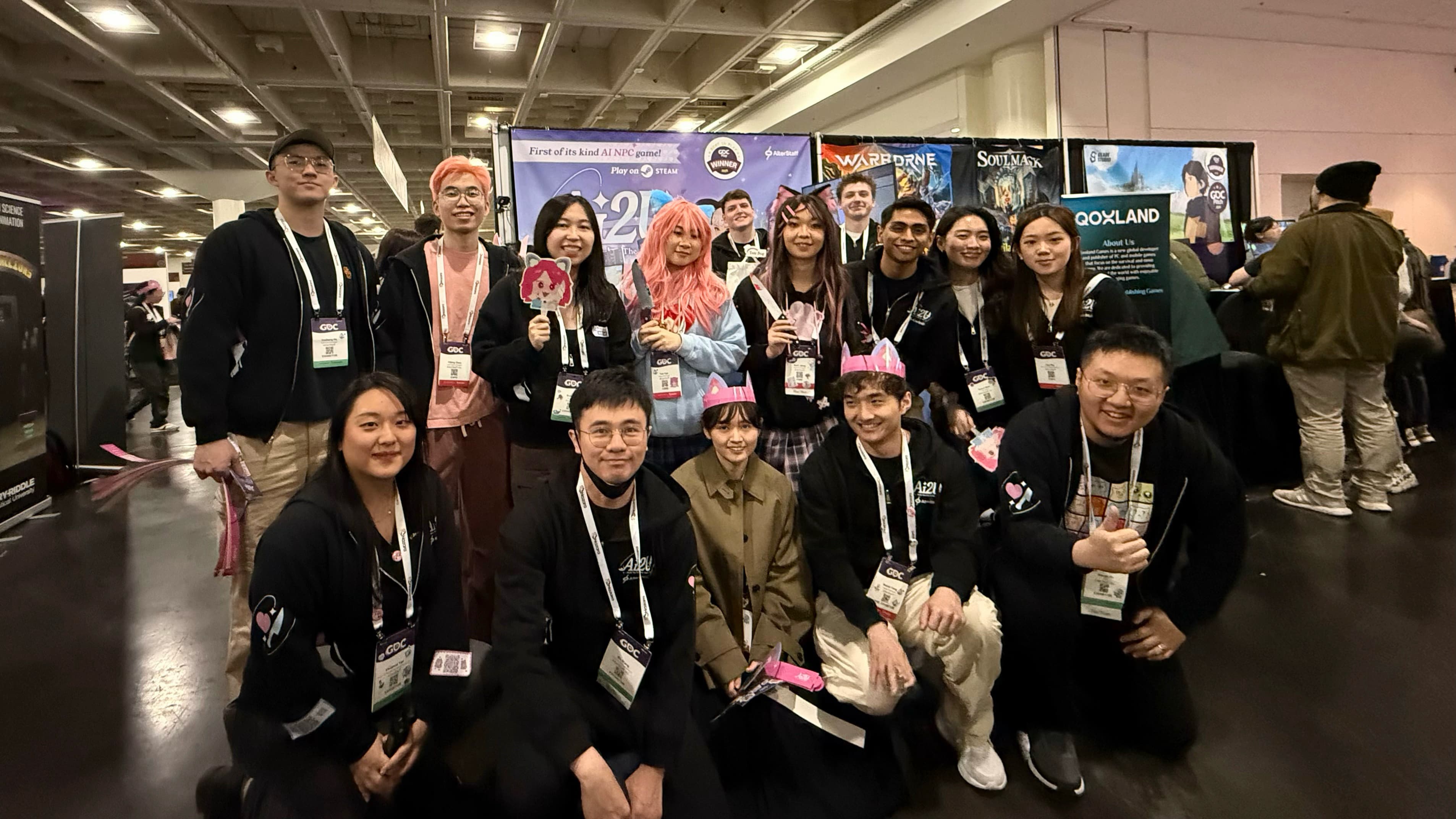 The AI2U team together at GDC 2025