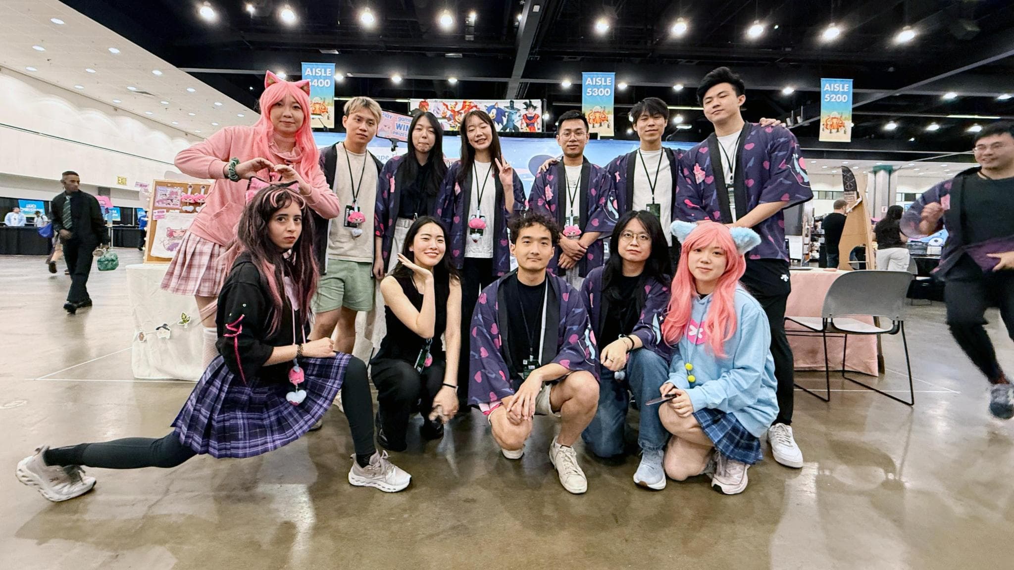 The AI2U team together at L.A. Comic Con